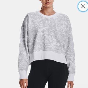 NWT Under Armour Rival Fleece Camo Crew Pullover